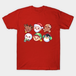 Christmas Holiday Icons T-Shirt